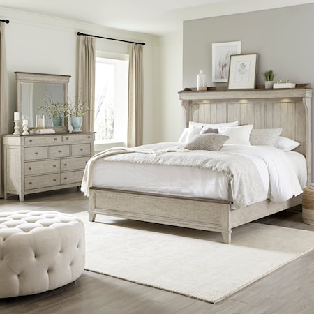 Queen Mantle Bed