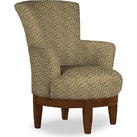SWIVEL BARREL CHAIR