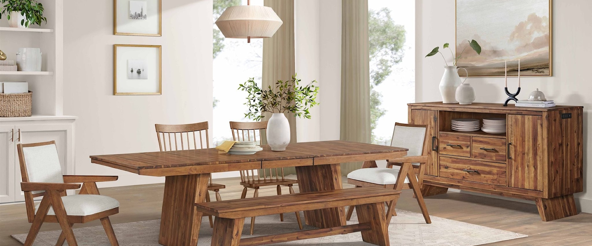 5 PIECE DINING SET