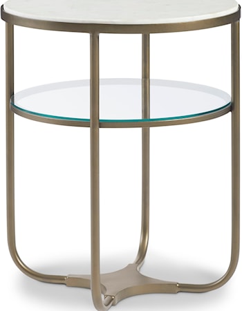 ROUND END TABLE