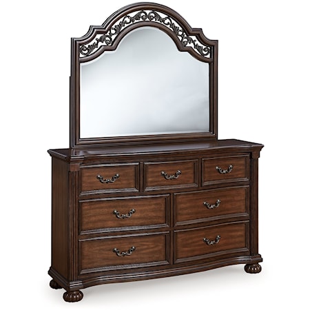 Dresser and Mirror