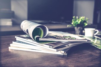 Newspaper on Table