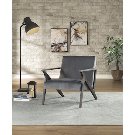 MID CENTURY MODERN ACCENT CHAIR