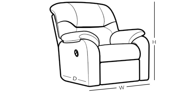 Dimensions - Recliner