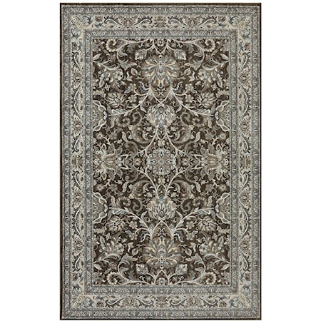 8'x11' Newbridge Brown Rug