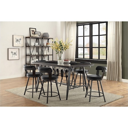 5 Piece Counter Height Dining Set