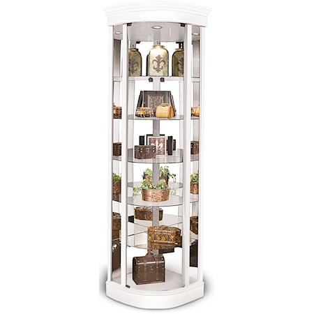Auburage IV Curved Corner Cabinet