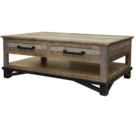 Cocktail Table with 4 Drawers