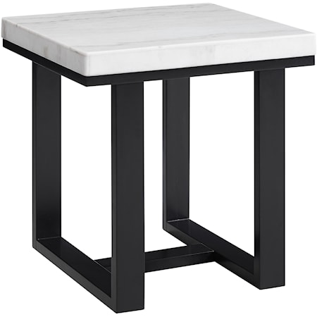 Marble Top End Table