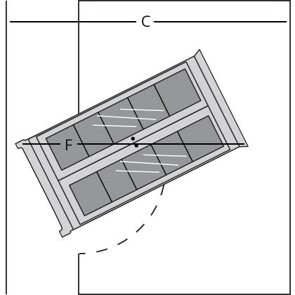 bookcase room diagram