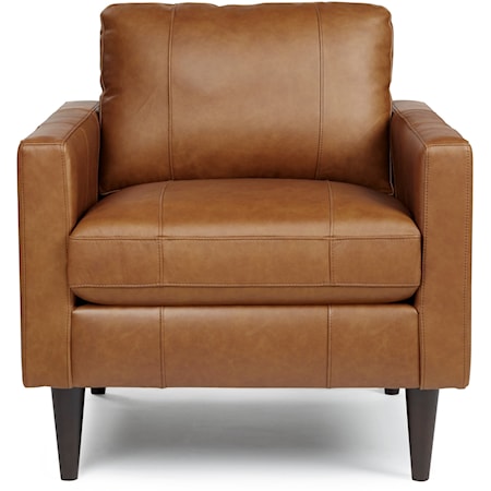 Top Grain Leather Match Chair